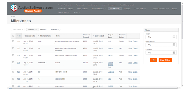 project-module-milestones