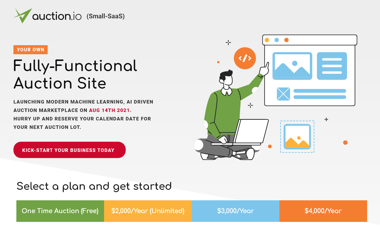 Auction Software Silent Auction, Penny Auction, Marketplace Software